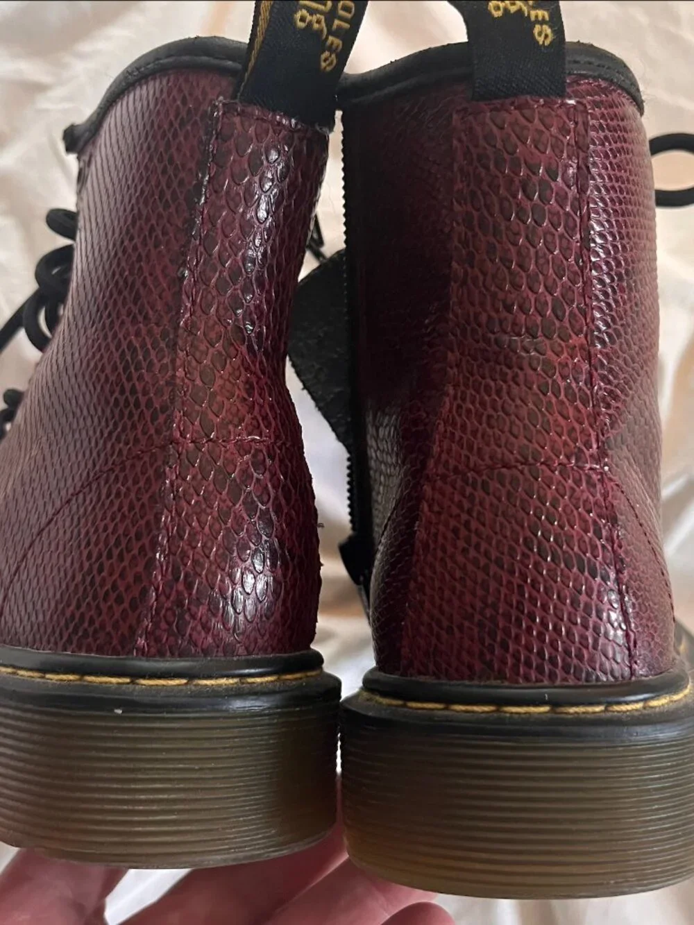 Kids/Juniors 13 New Red Leather Dr. Martens (EU 31)